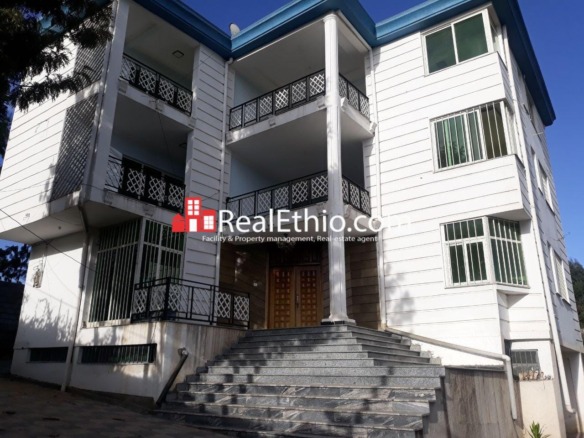 12 bedrooms G+2+B house or building or office for rent, Megenagna Lamberet, Addis Ababa, Ethiopia.