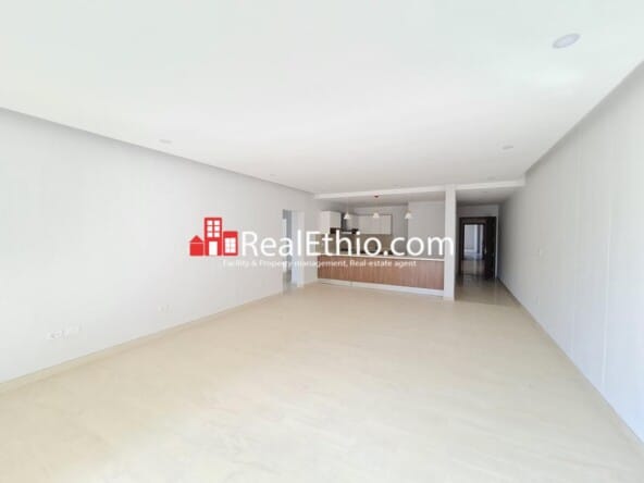 Kazanchis close to ECA, three bedrooms apartment for rent, Addis Ababa.