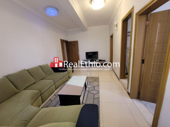 Kebena, Two bedrooms fully furnished apartment for rent, Addis Ababa.