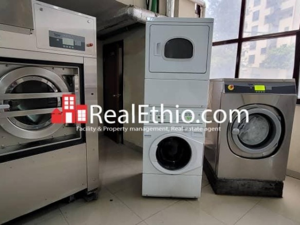 Bole Olympia, furnished laundry Store or shop for sale, Addis Ababa.
