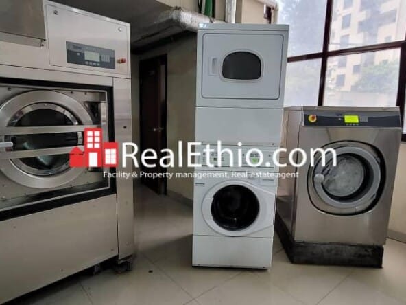 Bole Olympia, furnished laundry Store or shop for sale, Addis Ababa.