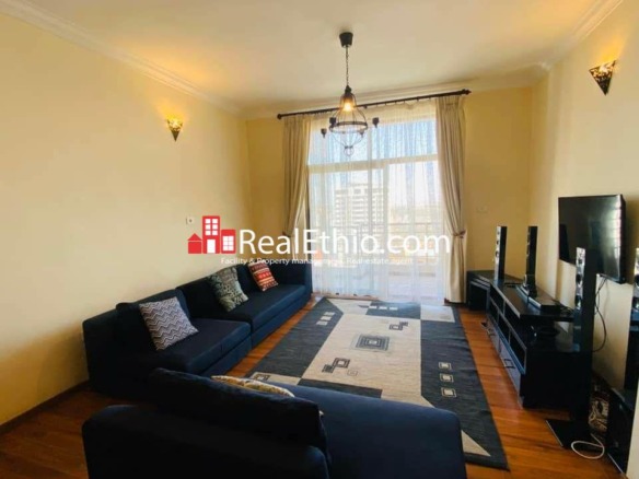 Gotera Wengelawit, furnished 3 bedrooms apartment for rent, Addis Ababa.