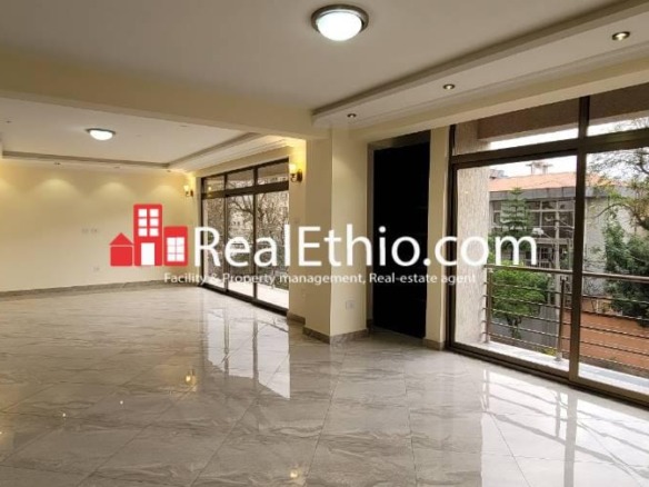 4 Bedrooms Penthouse Apartment for rent, Gerji Ministroch, Addis Ababa, Ethiopia.