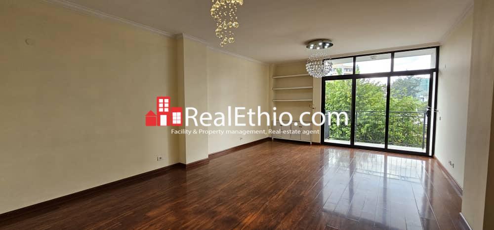 Bole Olympia, Three Bedrooms Apartment for rent, Addis Ababa.