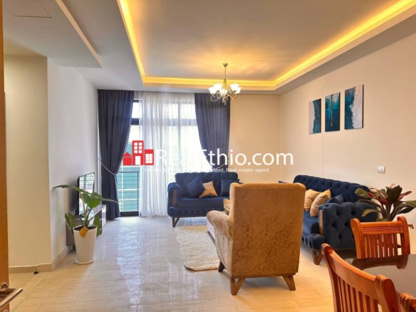 2 Bedrooms furnished apartment for rent, Mexico, Addis Ababa, Ethiopia.