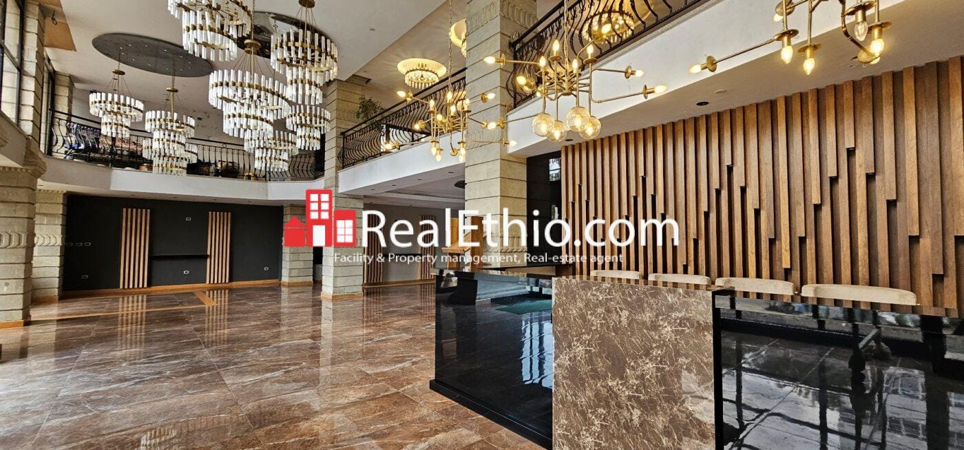 40 bedrooms G+8+B furnished hotel Building for Rent, Bole near the airport, Addis Ababa, Ethiopia.