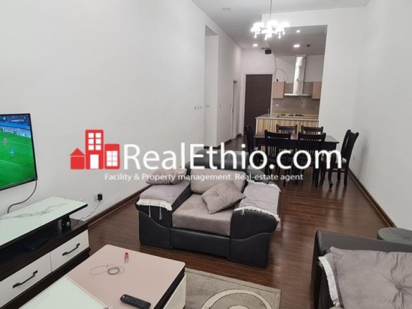 Bole, 3 Bedrooms furnished apartment for rent, Addis Ababa.