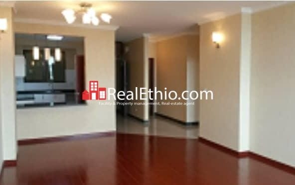 Bole Olympia, Three bedrooms Apartment for Rent, Addis Ababa, Ethiopia.