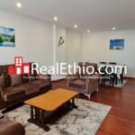 Bole, three bedrooms furnished Apartment for rent, Addis Ababa.