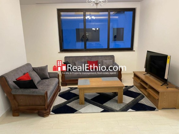 Mexico, Furnished 2 bedrooms Apartment for Rent, Addis Ababa.