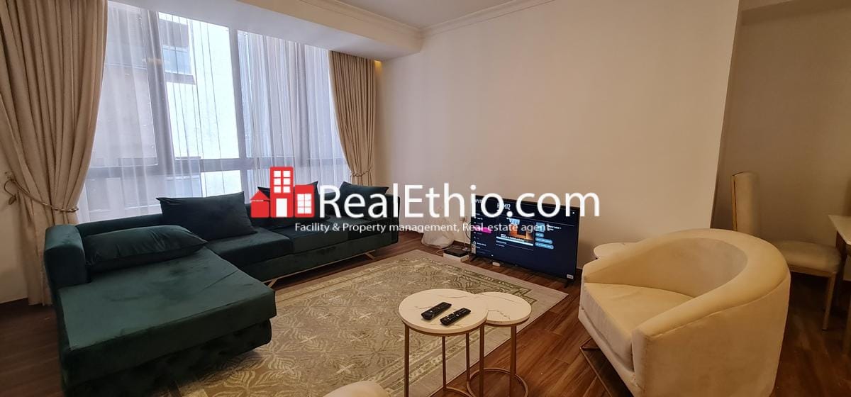 3 Bedrooms furnished apartment for rent, Bole, Addis Ababa, Ethiopia.