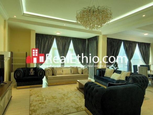 5 bedrooms furnished Penthouse Apartment for Rent, Summit, Addis Ababa, Ethiopia.