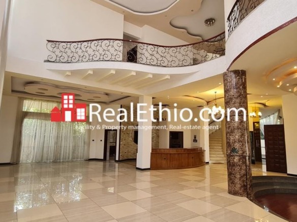 Bole, G+4+B+terrace house or building or office for rent, Addis Ababa, Ethiopia.