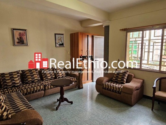 Bole Shala, 1 bedroom furnished apartment for rent, Addis Ababa.