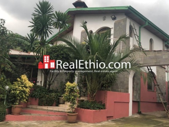 Lancha Beklo bet, 4 bedrooms G+1 house for Rent, Addis Ababa, Ethiopia.