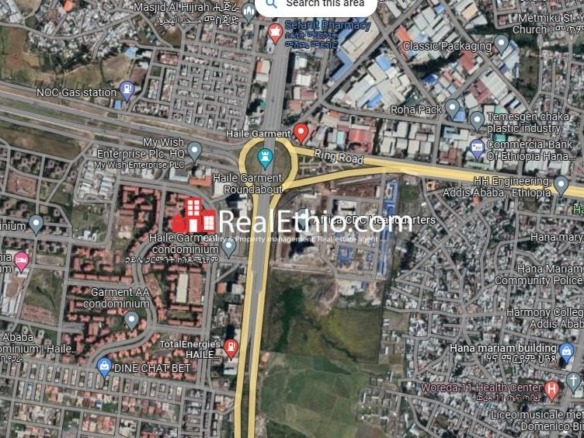 Lebu Haile Garment, G+2 Office building and store for Rent, Addis Ababa.