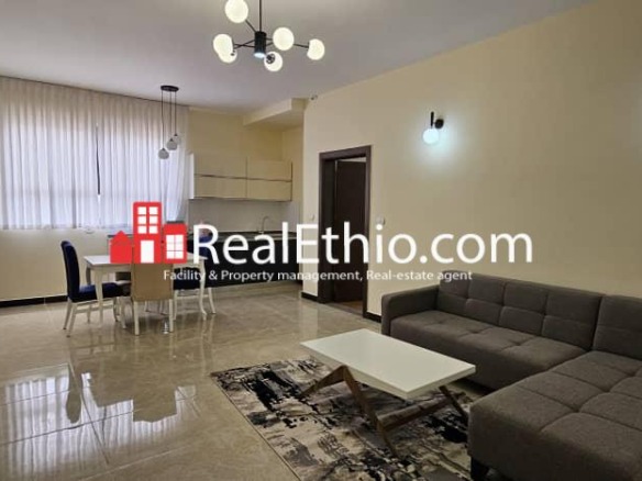 1 Bedroom Furnished apartment for Rent, Bole Atlas, Addis Ababa.