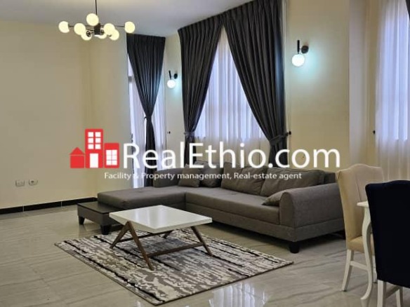 2 Bedrooms Furnished apartment for Rent, Bole Atlas, Addis Ababa.
