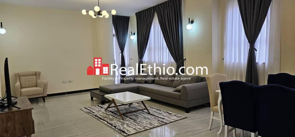 2 Bedrooms Furnished apartment for Rent, Bole Atlas, Addis Ababa.