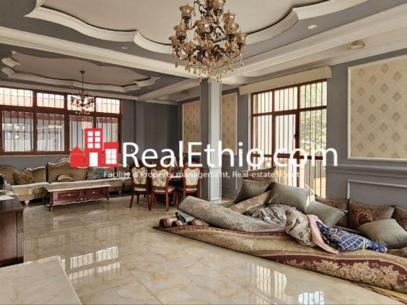 6 Bedrooms G+3+Basement House for Rent, Imperial, Addis Ababa, Ethiopia.