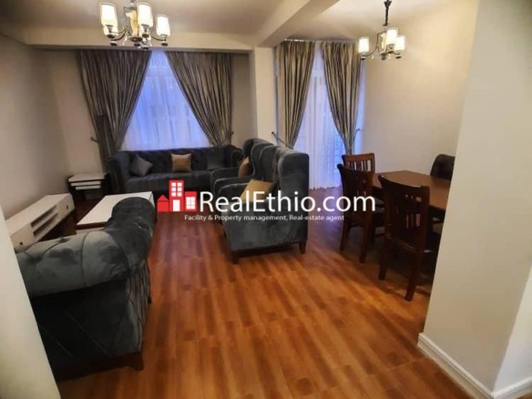 Ayat 49, Furnished Three Bedrooms Apartment for Rent, Addis Ababa.