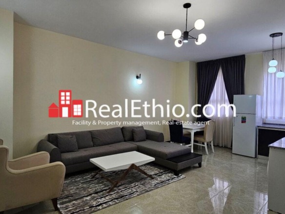 Furnished 2 Bedrooms apartment for Rent, Bole Atlas, Addis Ababa.