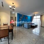 Hayahulet, Fully furnished three bedrooms apartment for rent, Addis Ababa.