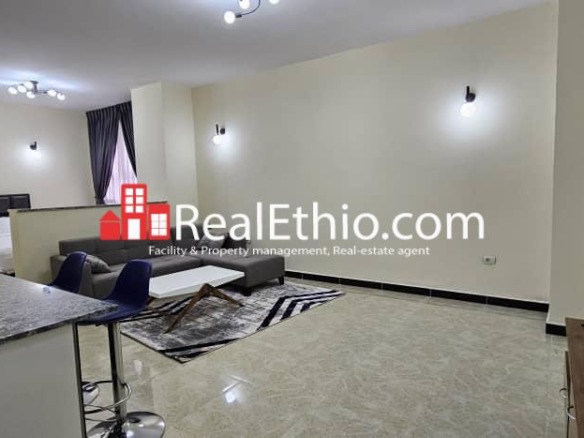 Studio furnished Apartment for Rent, Bole Atlas, Addis Ababa.