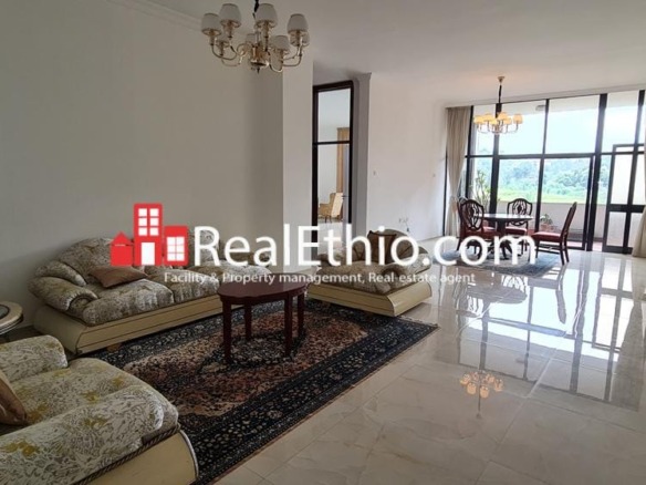 Bole Atlas, two bedrooms furnished apartment for rent, Addis Ababa.