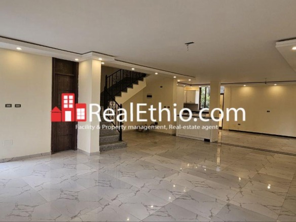 Bulbula, Four bedroom G+2+Basement House for Rent, Addis Ababa, Ethiopia.