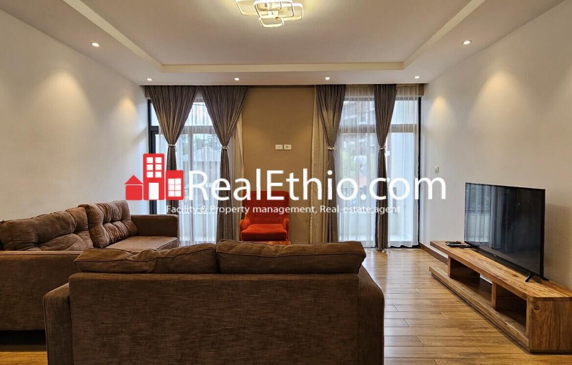 3 Bedrooms Furnished Apartment for Rent, Megenagna by Japan embassy, Addis Ababa, Ethiopia.