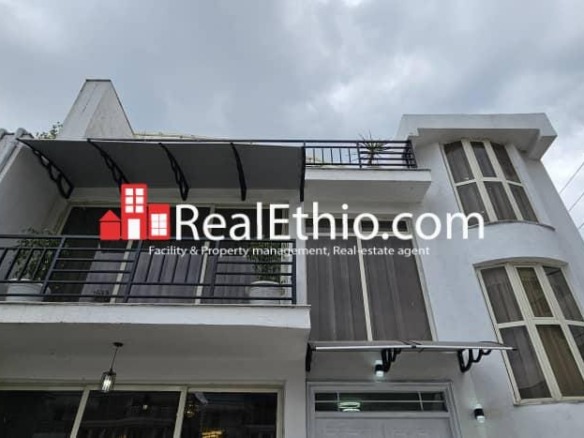 Ayat Beshale, Furnished 3 Bedrooms G+2 House for Rent, Addis Ababa.