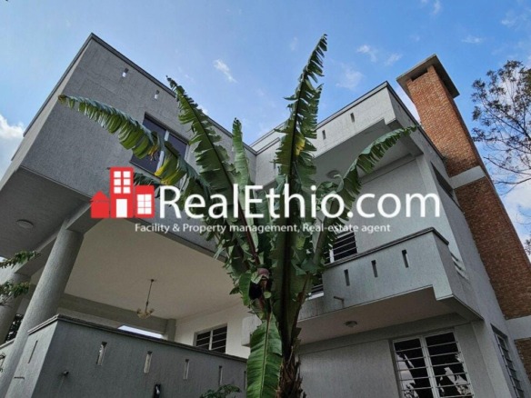 Four bedrooms G+2+ Terrace + Basement house, Kebena, Addis Ababa, Ethiopia.
