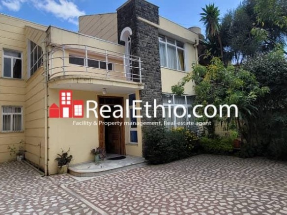 Imperial, G+1 Four bedrooms House for rent, Addis Ababa.