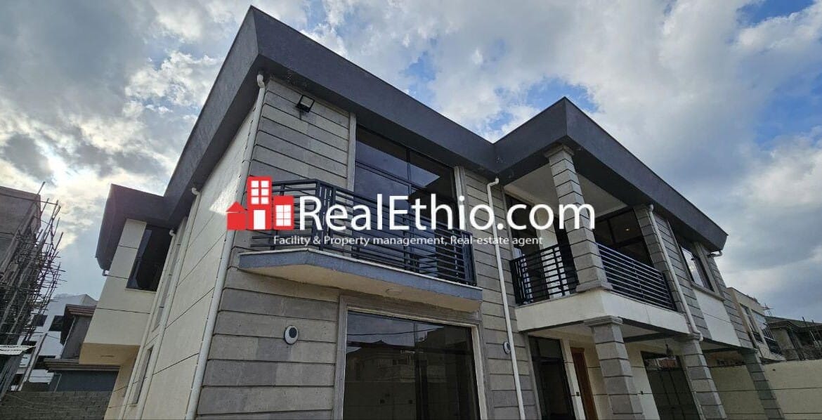 Lebu Haile Garment, G+1 Four bedrooms House for Rent, Addis Ababa.