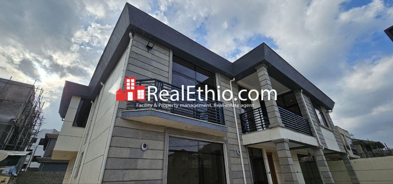 Lebu Haile Garment, G+1 Four bedrooms House for Rent, Addis Ababa.