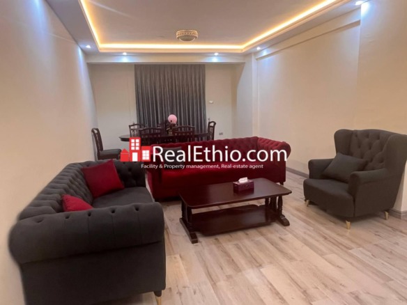 Meskel Flower or Lancha, Furnished 3 Bedrooms Apartment for Rent, Addis Ababa.