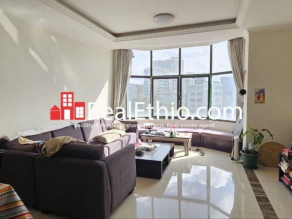 2 Bedrooms furnished apartment for rent, Bole Atlas, Addis Ababa, Ethiopia .
