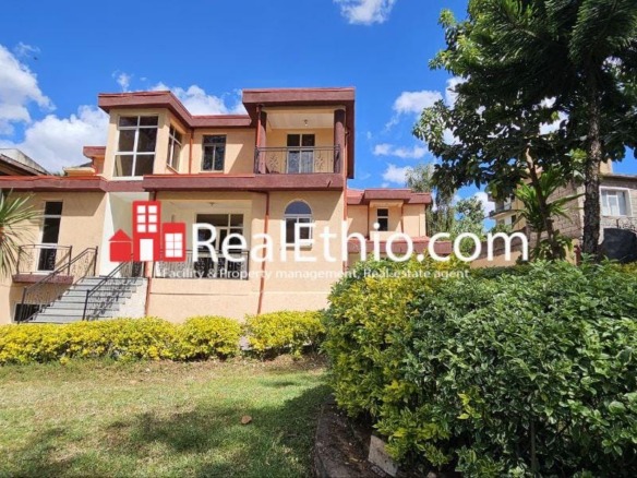 Bole Ruwanda, G+1+Basement 10 Bedrooms House for Rent, Addis Ababa.