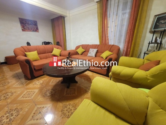 Jemo 1, 2 Bedrooms furnished condominium apartment for rent, Addis Ababa.