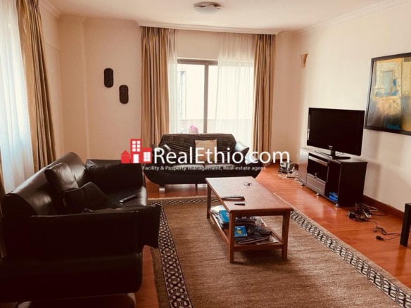 Kazanchis, 2 bedrooms furnished apartment for sale, Addis Ababa.
