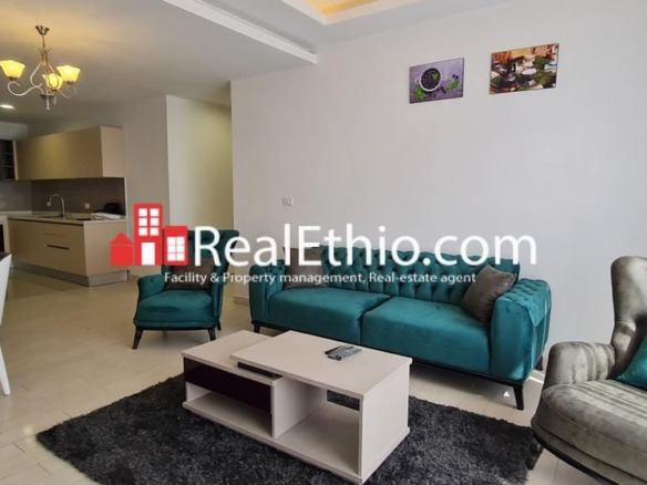 Mexico, Furnished Two bedrooms Apartment for Rent, Addis Ababa.