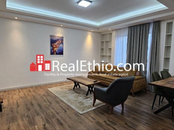 1BR Furnished and Serviced Apartment for Rent, Bole Atlas, Addis Ababa, Ethiopia.