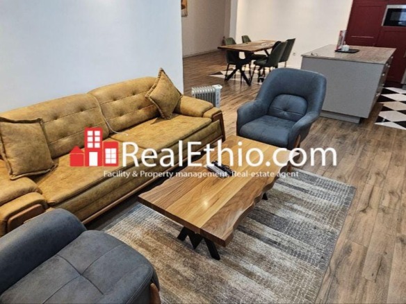 Bole Atlas, Three bedrooms Furnished Serviced Apartment for Rent, Addis Ababa.