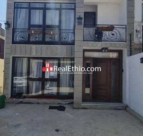 Bole Brass, G+1 Three bedrooms House for Rent, Addis Ababa.