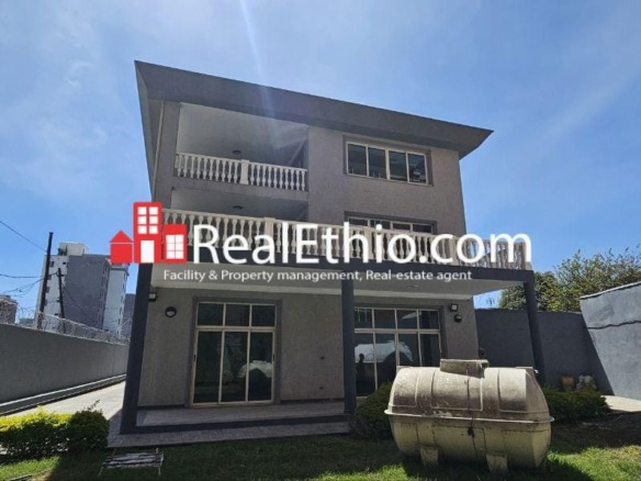 Edna Mall Bole, G+2 Five bedrooms House for Rent, Addis Ababa.
