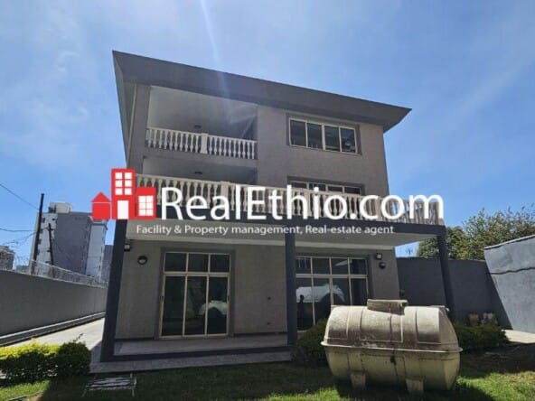 Edna Mall Bole, G+2 Five bedrooms House for Rent, Addis Ababa.