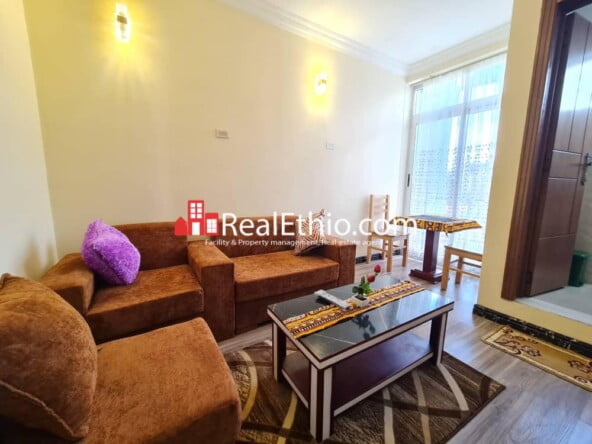 One bedroom Furnished Apartment for Rent, Lemhotel, Addis Ababa.