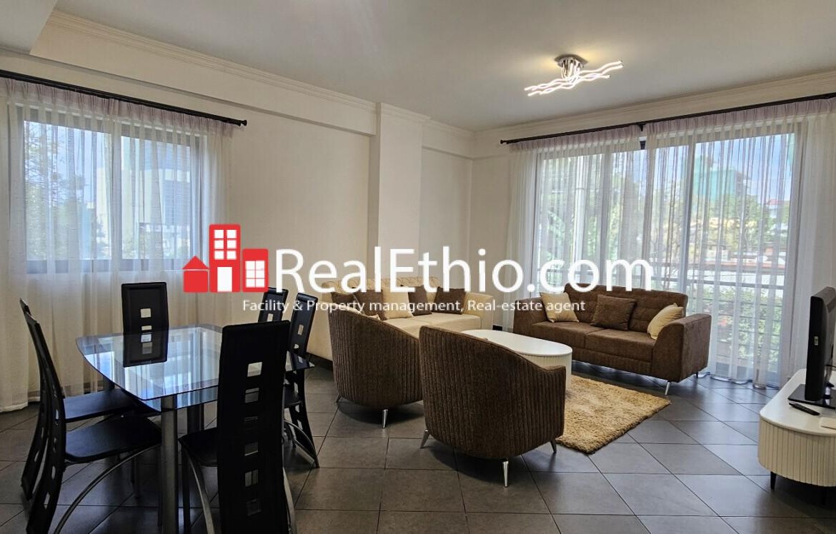 2BR furnished Apartment for Rent, Lancha Or Meskel Flower, Addis Ababa.