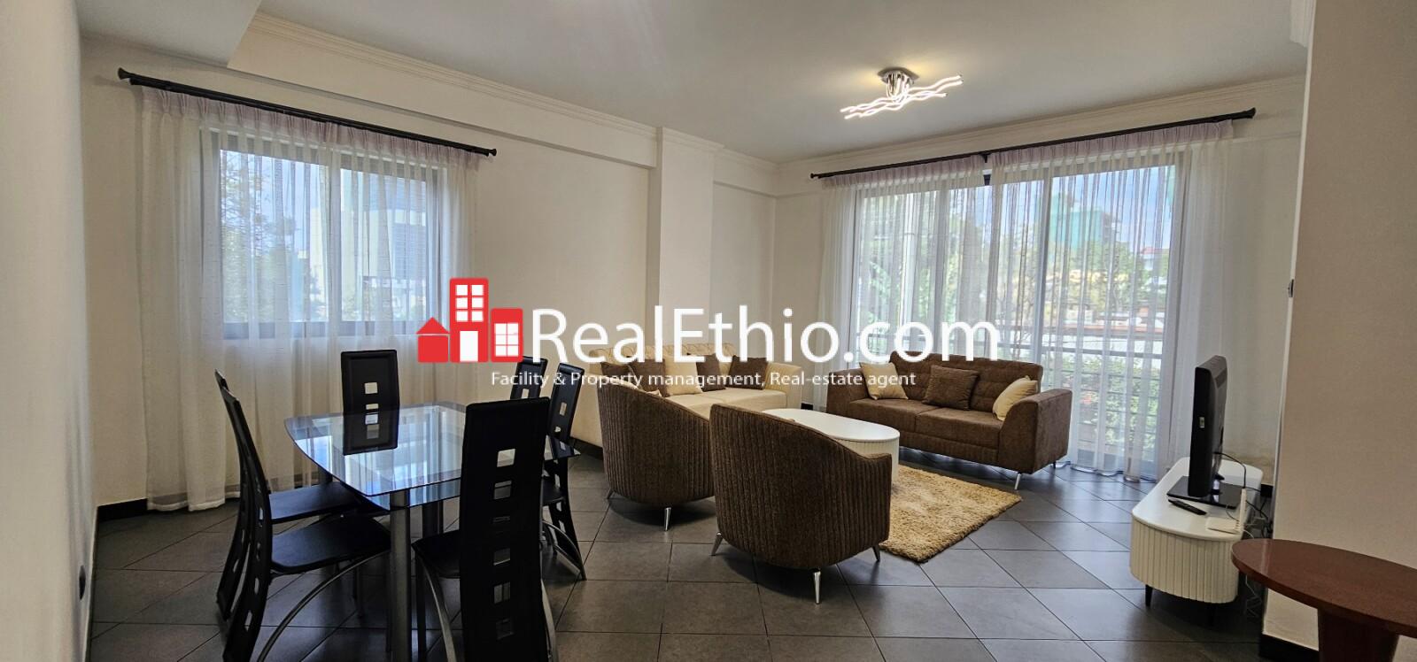 2BR furnished Apartment for Rent, Lancha Or Meskel Flower, Addis Ababa.